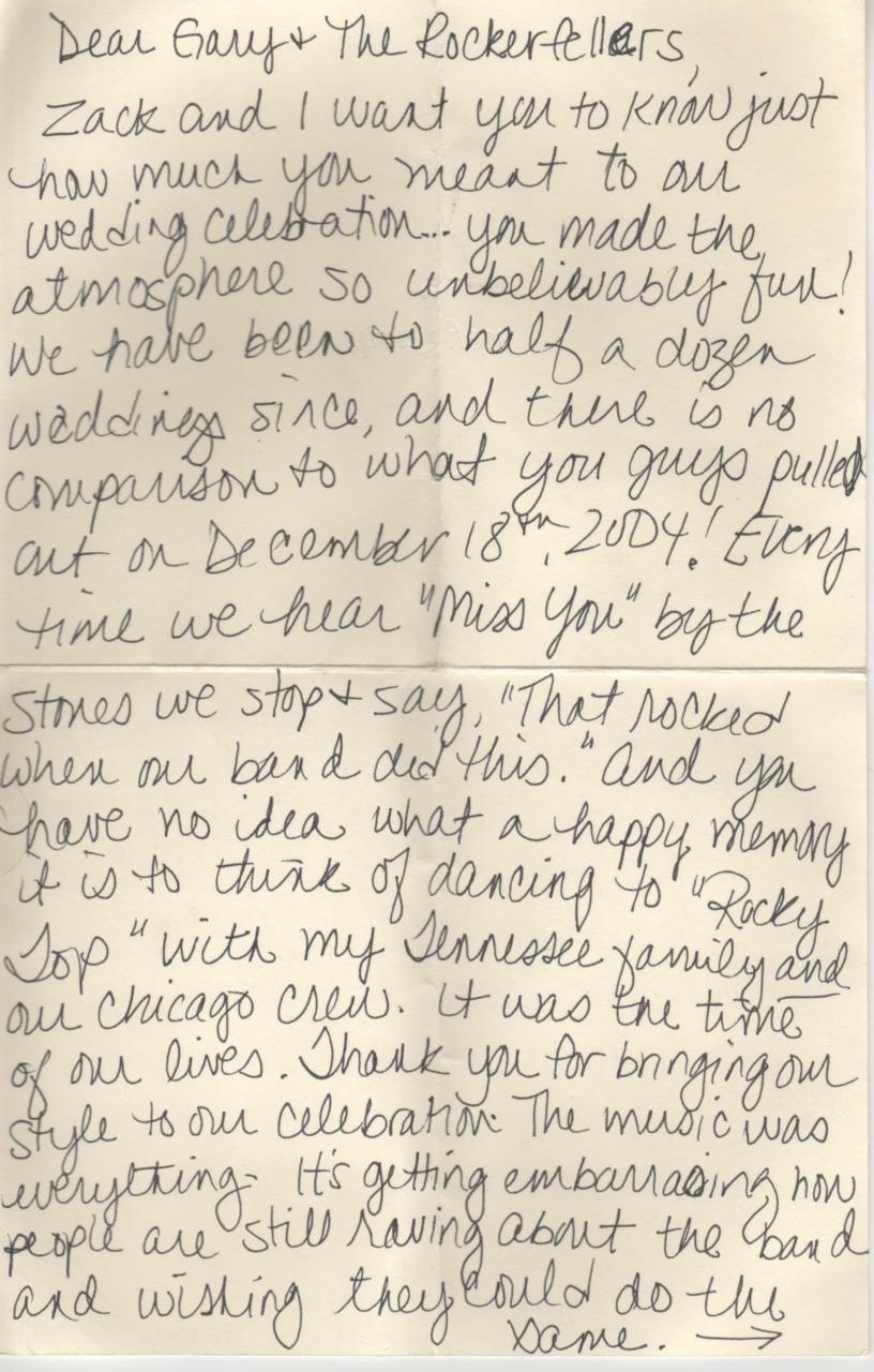 Terry and Zack's Letter